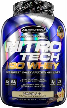 MuscleTech NITRO-TECH 100% Iso Whey