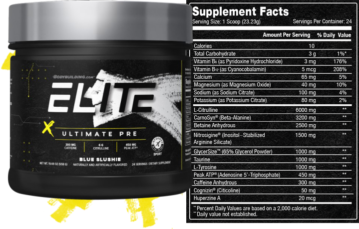 Elite Ultimate Pre-Workout